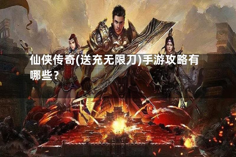 仙侠传奇(送充无限刀)手游攻略有哪些？