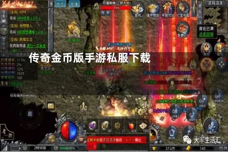 传奇金币版手游私服下载