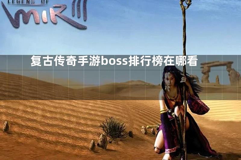 复古传奇手游boss排行榜在哪看